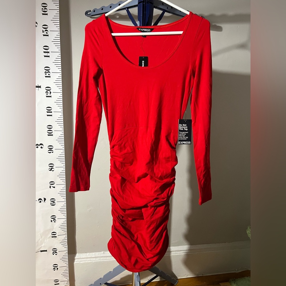 Express red dress